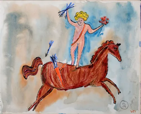 Litografía Warhol - In the Bottom of My Garden (G), 1956