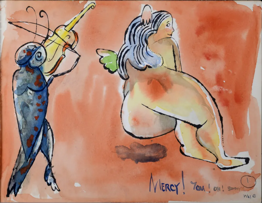 Litografía Warhol - In the Bottom of My Garden (J), 1956