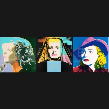 Serigrafía Warhol - Ingrid Bergman Portfolio