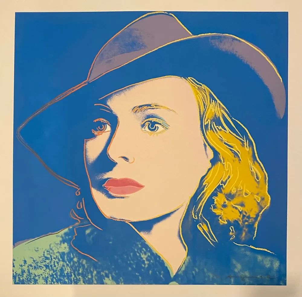 Serigrafía Warhol - Ingrid Bergman With Hat, Trial Proof