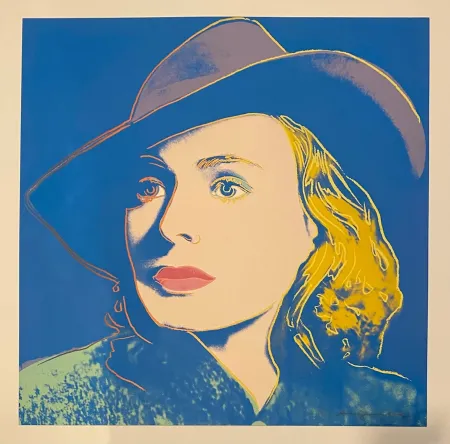 Serigrafía Warhol - Ingrid Bergman With Hat, Trial Proof