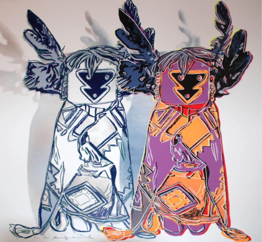 Serigrafía Warhol - Kachina Doll