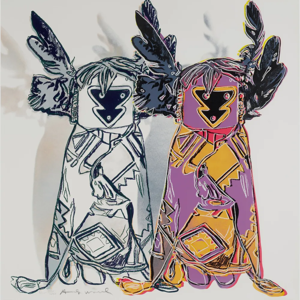 Serigrafía Warhol - Kachina Dolls (FS II.381)