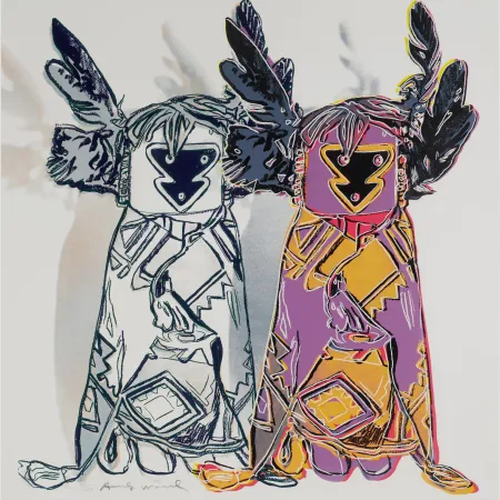 Serigrafía Warhol - Kachina Dolls (FS II.381)