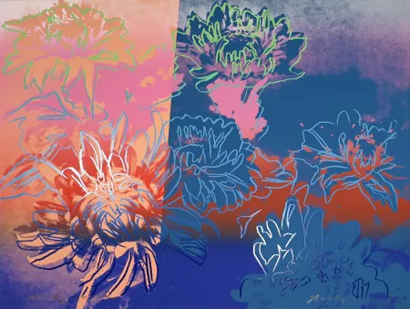 Serigrafía Warhol - Kiku (FS II.309)