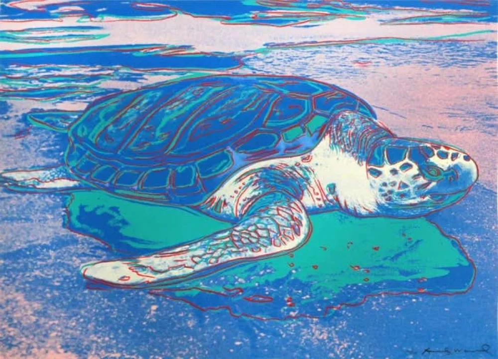 Serigrafía Warhol - La Tortue