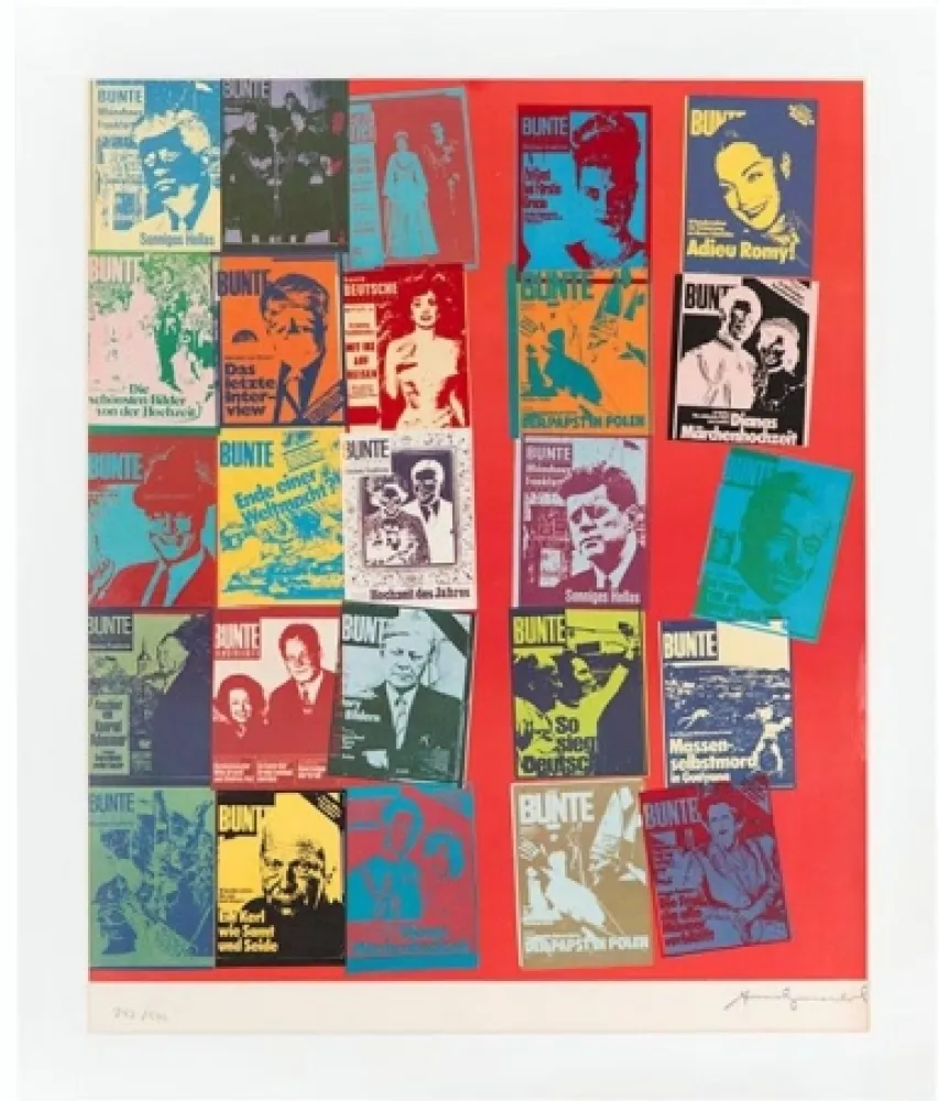 Serigrafía Warhol - Magazine and History, FS II.304 A