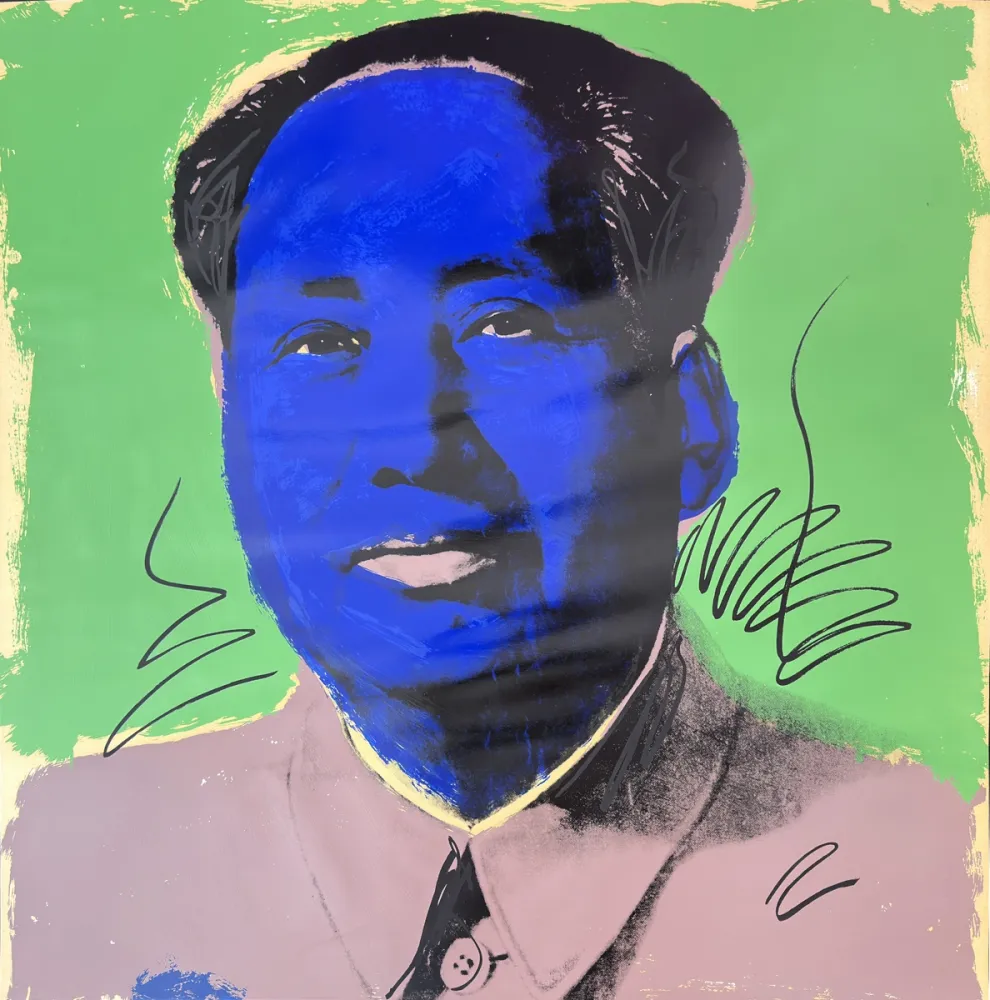 Serigrafía Warhol - Mao 90