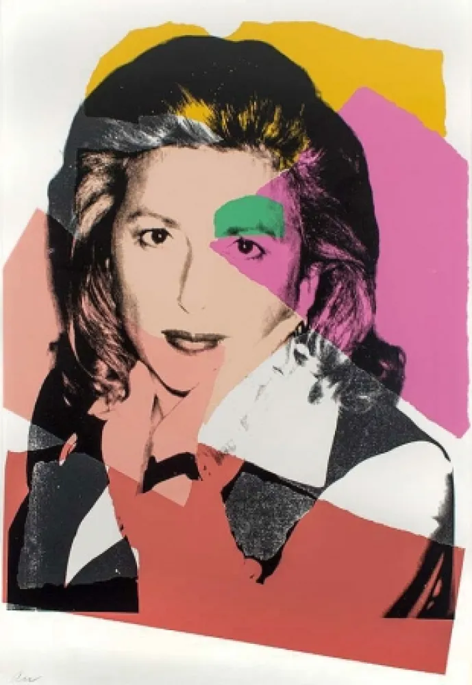 Serigrafía Warhol - Marcia Weisman, 1975