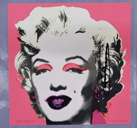 Serigrafía Warhol - Marilyn Invitation 12