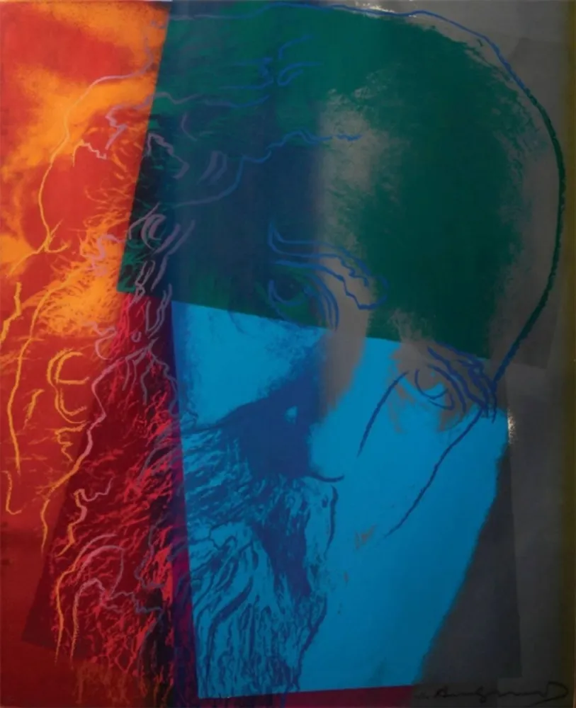 Serigrafía Warhol - Martin Buber (FS II.228) Trial Proof