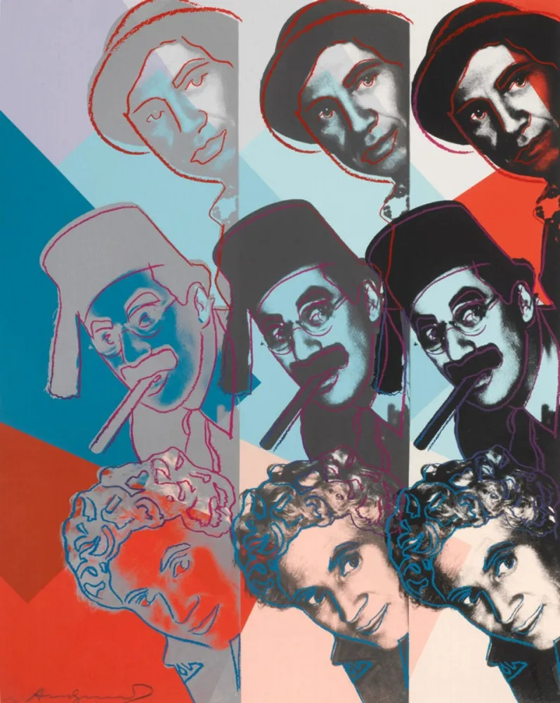 Serigrafía Warhol - Marx Brothers (FS II.232)