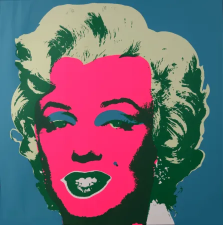 Serigrafía Warhol - Marylin (#F), c. 1980 - Very large silkscreen