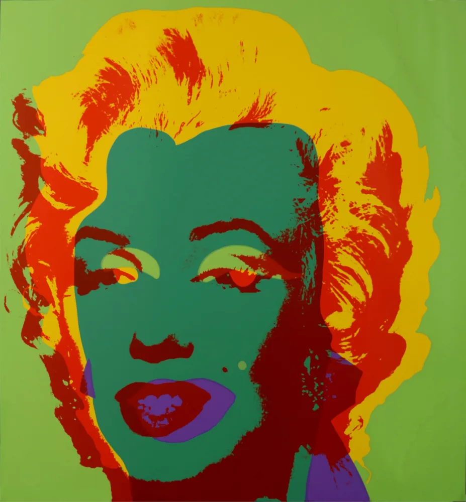 Serigrafía Warhol - Marylin (#G), c. 1980 - Very large silkscreen