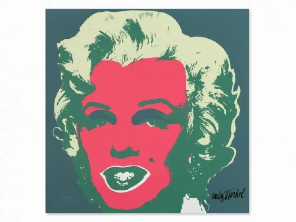 Litografía Warhol - Marylin Monroe