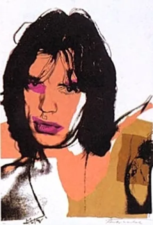 Litografía Warhol - Mick Jagger 11.141