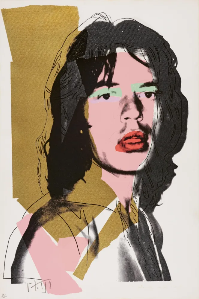 Serigrafía Warhol - Mick Jagger #143