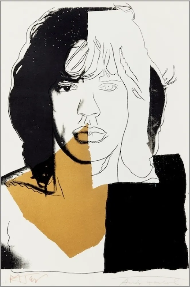 Serigrafía Warhol - Mick Jagger #146