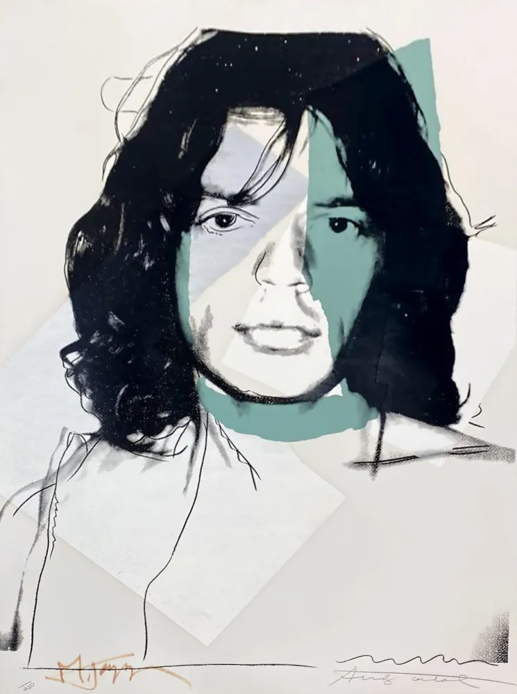 Serigrafía Warhol - Mick Jagger (FS II.138)