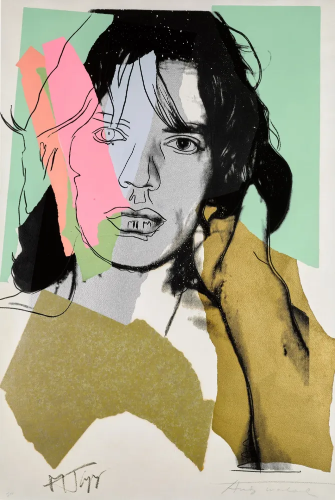 Serigrafía Warhol - Mick Jagger (FS II.140)