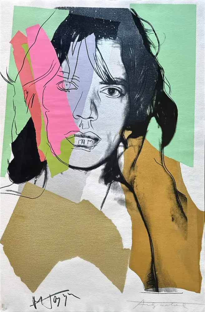 Serigrafía Warhol - Mick Jagger (FS II.140)