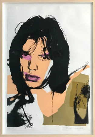 Serigrafía Warhol - MICK JAGGER FS II.141