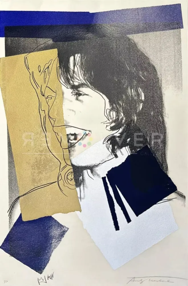 Serigrafía Warhol - Mick Jagger (FS II.142)