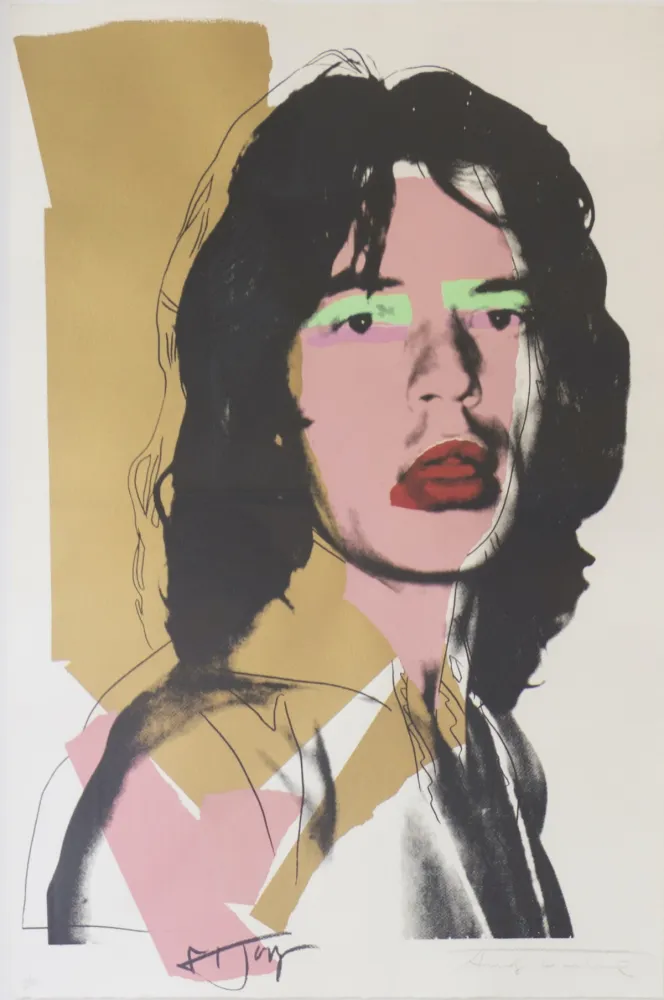 Serigrafía Warhol - Mick Jagger (FS II.143) 