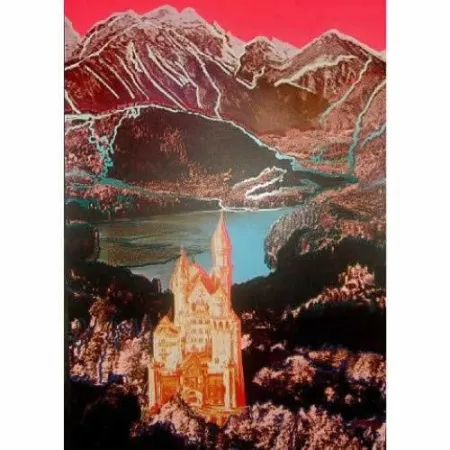 Serigrafía Warhol - Neuschwanstein