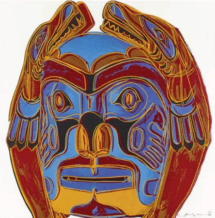 Serigrafía Warhol - Northwest Coast Mask 