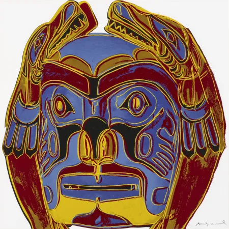 Serigrafía Warhol - Northwest Coast Mask 