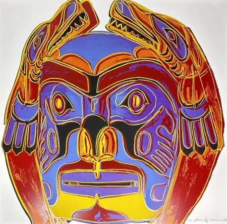 Serigrafía Warhol - Northwest Coast Mask 