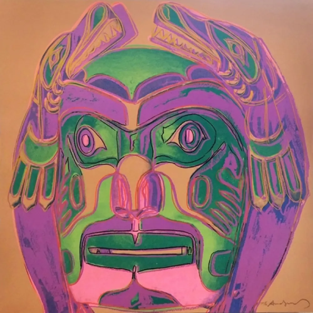 Serigrafía Warhol - NORTHWEST COAST MASK FS II.380