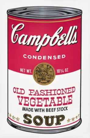 Serigrafía Warhol - Old Fashioned Vegetable from Campbell's Soup II (F.&S.54)