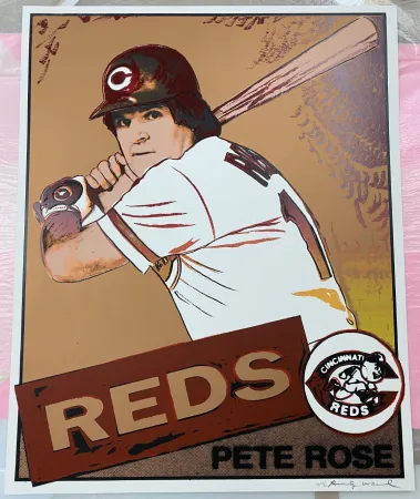 Serigrafía Warhol - Pete Rose Trial Proof