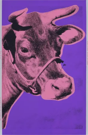 Serigrafía Warhol - Pink COW