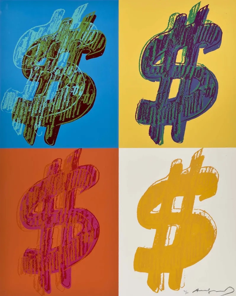 Serigrafía Warhol - $ (Quadrant)