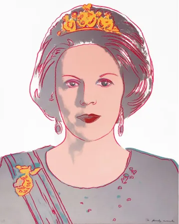 Serigrafía Warhol - Queen Beatrix of the Netherlands 339