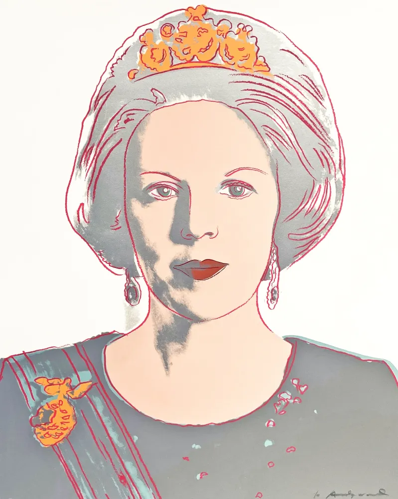Serigrafía Warhol - Queen Beatrix of the Netherlands 339