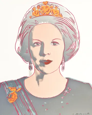 Serigrafía Warhol - Queen Beatrix of the Netherlands 339