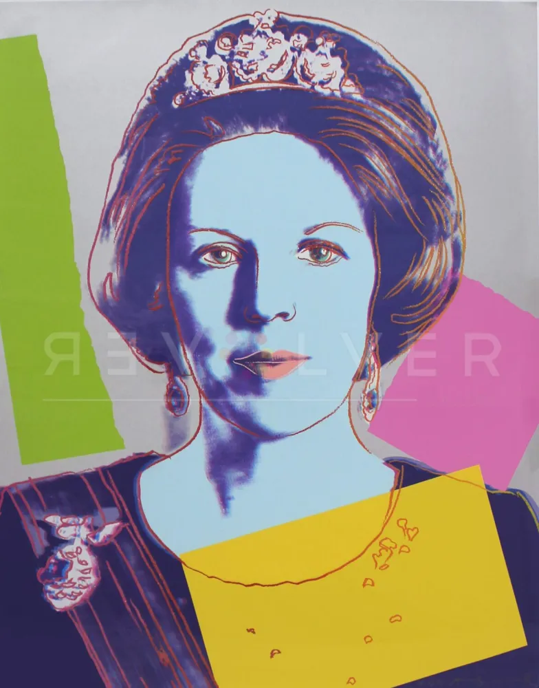 Serigrafía Warhol - Queen Beatrix of the Netherlands (FS II.340)