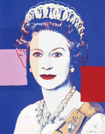 Serigrafía Warhol - Queen Elizabeth II 337