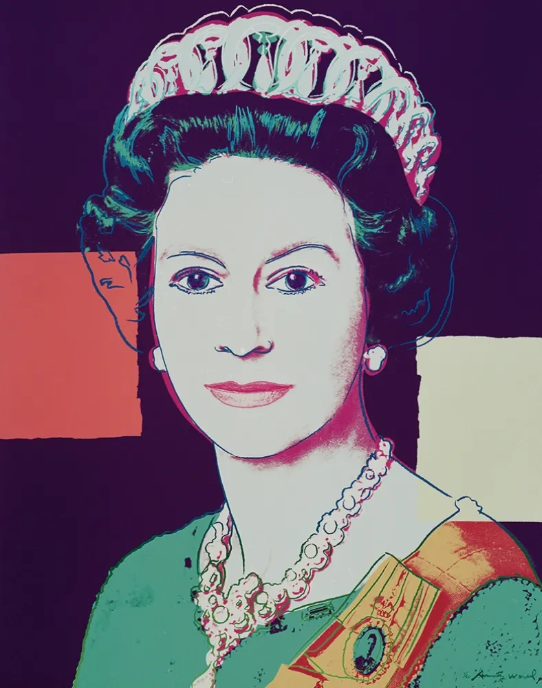 Serigrafía Warhol - Queen Elizabeth II of the United Kingdom 335 by Andy Warhol
