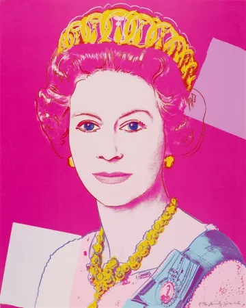Serigrafía Warhol - Queen Elizabeth II of the United Kingdom 336