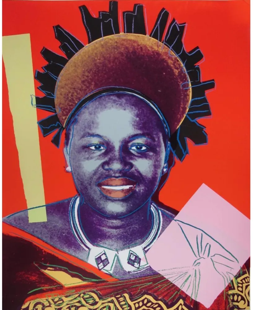 Serigrafía Warhol - Reigning Queens: Queen Ntombi Twala of Swaziland