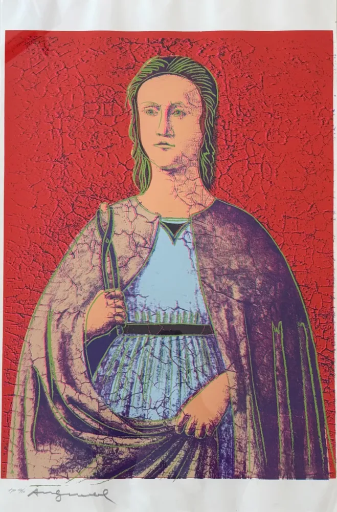 Serigrafía Warhol - Saint Apollonia