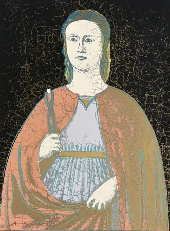 Serigrafía Warhol - Saint  Apollonia 331