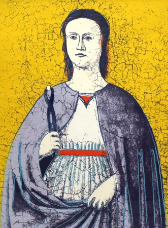 Serigrafía Warhol - Saint  Apollonia 333