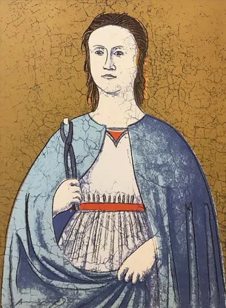 Serigrafía Warhol - SAINT APOLLONIA FS II.332