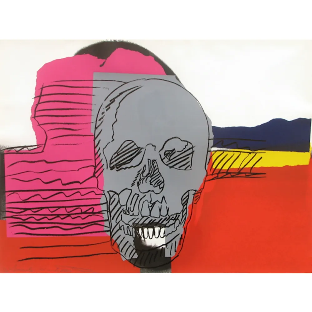 Serigrafía Warhol - Skull (FS II.159)